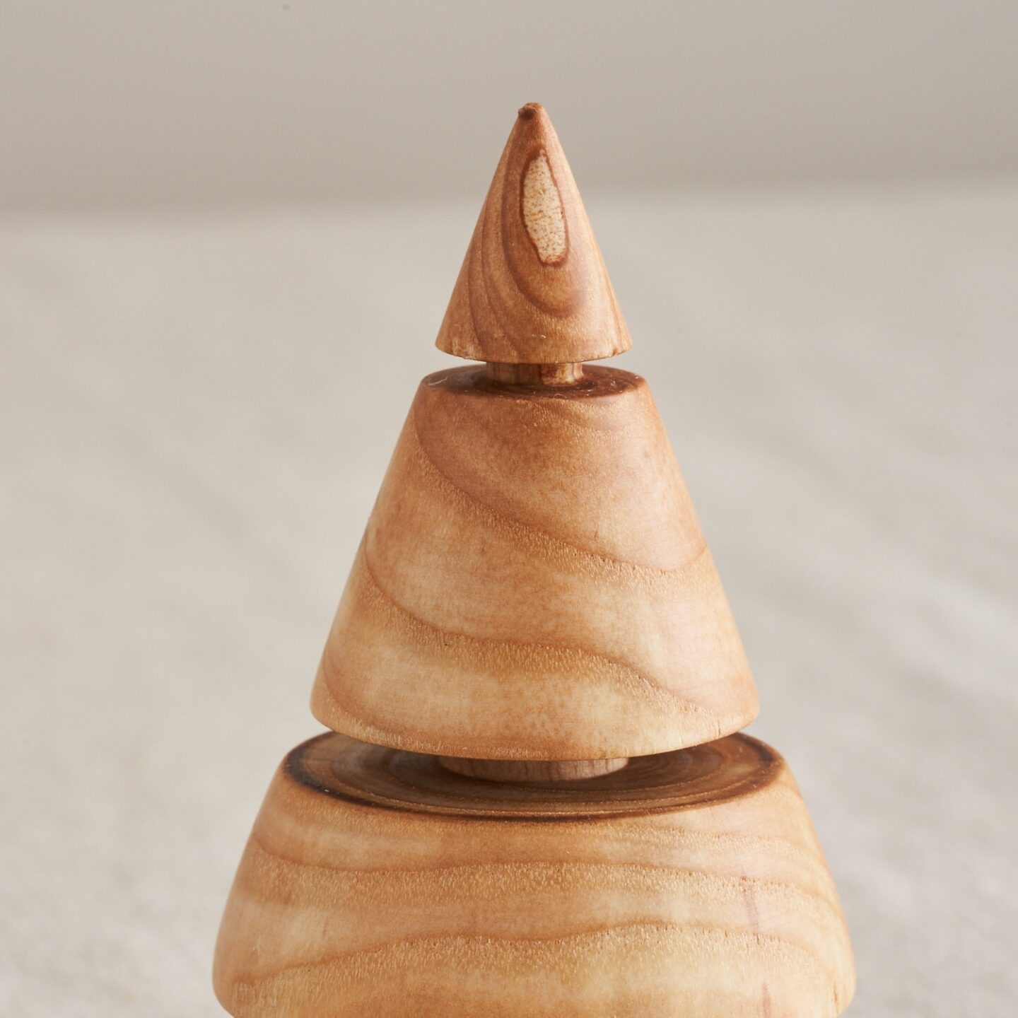 wood christmas tree top