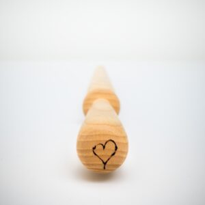 handmade ash wood spurtle