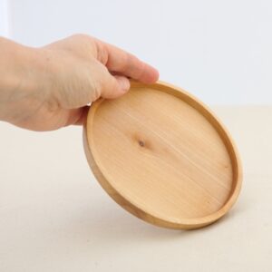 wooden plate