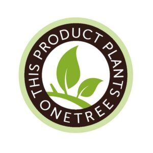 Love Heartwood logo which reads this product plants one tree
