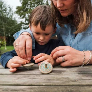 Handmade Wooden Spinning Tops - Image 5