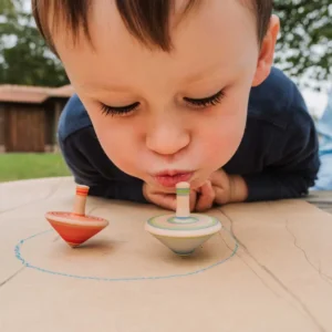 Handmade Wooden Spinning Tops - Image 6