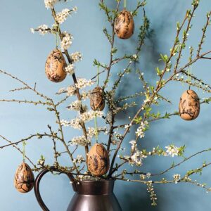 Wooden Egg Set - Spring Flowers - Image 4
