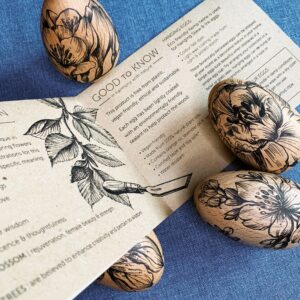 Wooden Egg Set - Spring Flowers - Image 8