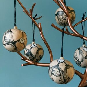 Mistletoe Christmas Ornament for 2023 - Image 3