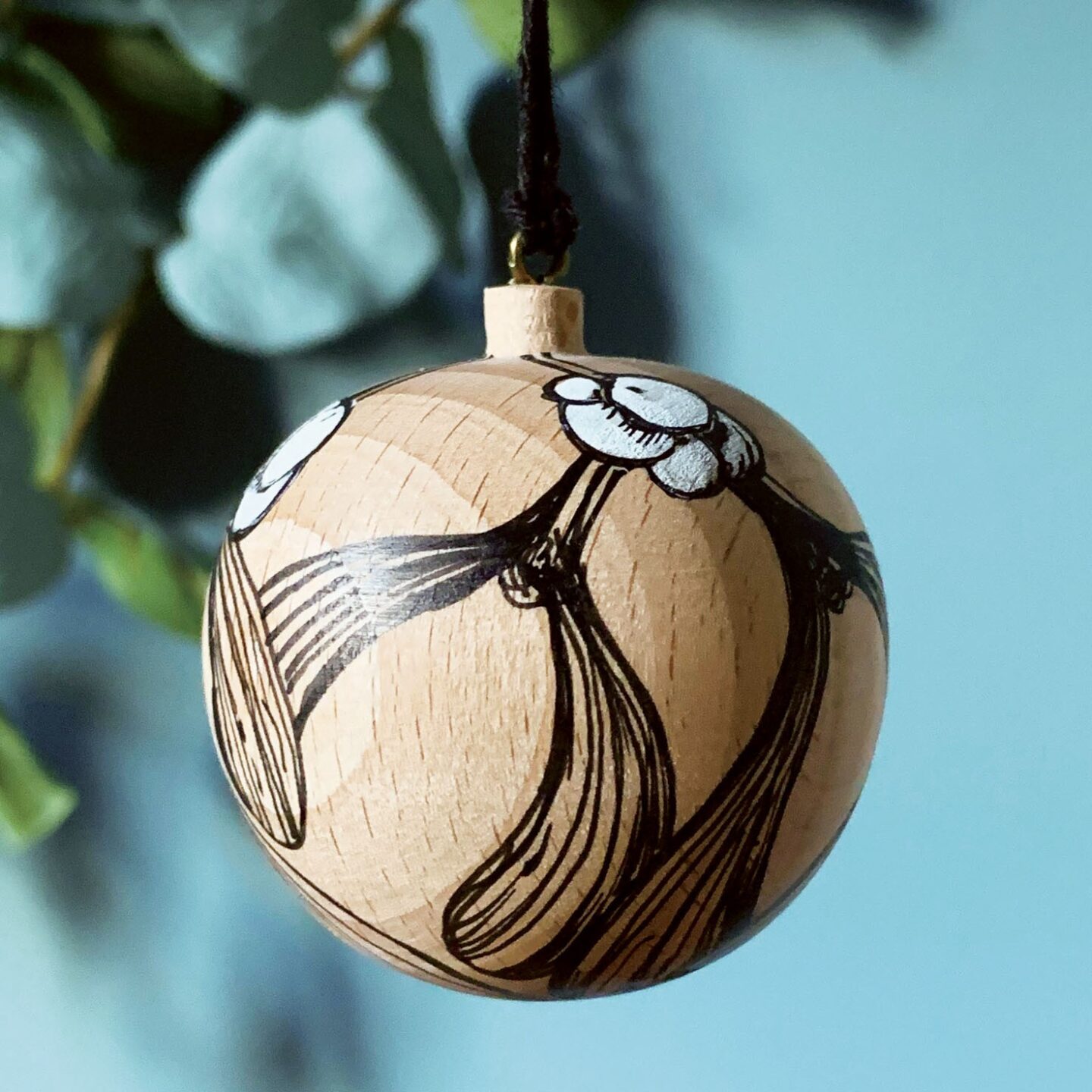 Mistletoe Christmas Ornament for 2023