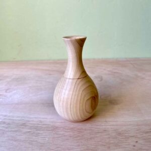 love heartwood wooden bud vase