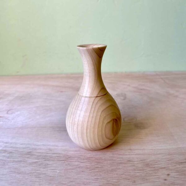 love heartwood wooden bud vase