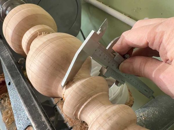 Improve accuracy and spindle turning skills making candlesticks on the lathe.