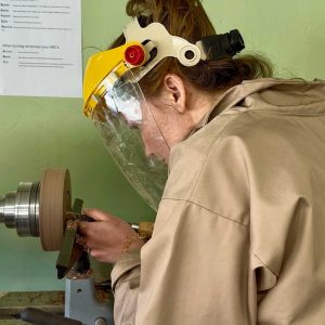 Learn to woodturn safely