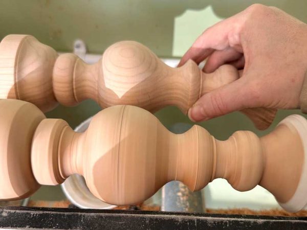 spindle turning candlestick project