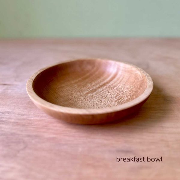 Simple breakfast bowl made from sycamore.