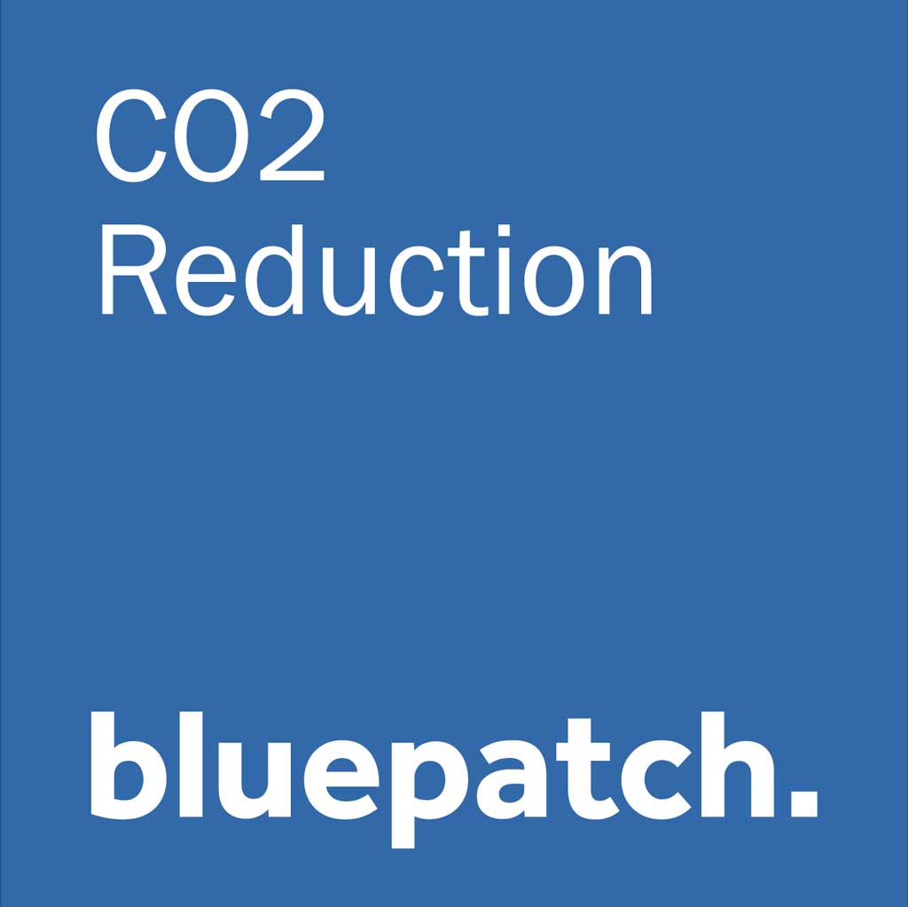 Blue Patch CO2 reduction badge